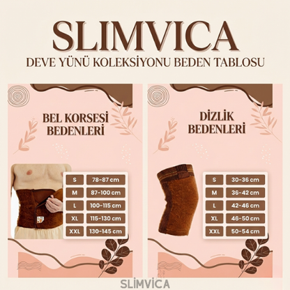 Slimvica™ Doğal Deve Yünü Termal Korse (Erkek&Kadın)