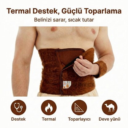 Slimvica™ Doğal Deve Yünü Termal Korse (Erkek&Kadın)