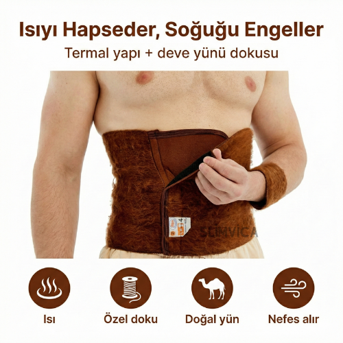 Slimvica™ Doğal Deve Yünü Termal Korse (Erkek&Kadın)